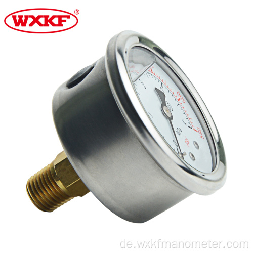 40 mm Druckmessinstrumente 400 psi Manometer Manometer